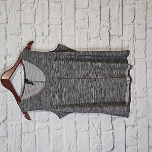 Susan Lawrence faux button up tank top